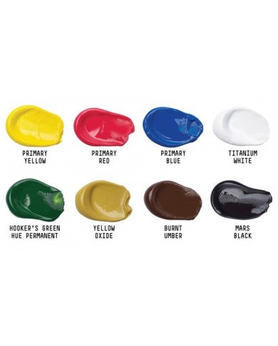 Boîte Basics Acrylic Liquitex Débutants 9 Tubes 75ml + Accessoires Boîte Basics Acrylic Liquitex Débutants 9 Tubes 75ml + Accessoires