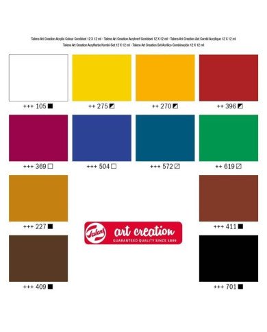 Set Combi Acrylique - Talens Art Création