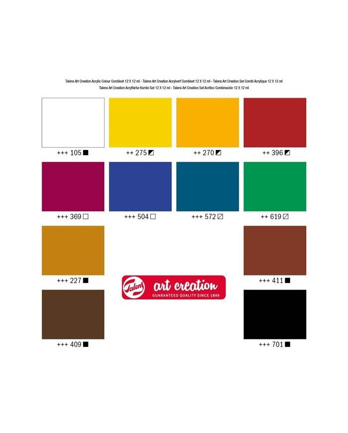 Set Combi Acrylique - Talens Art Création