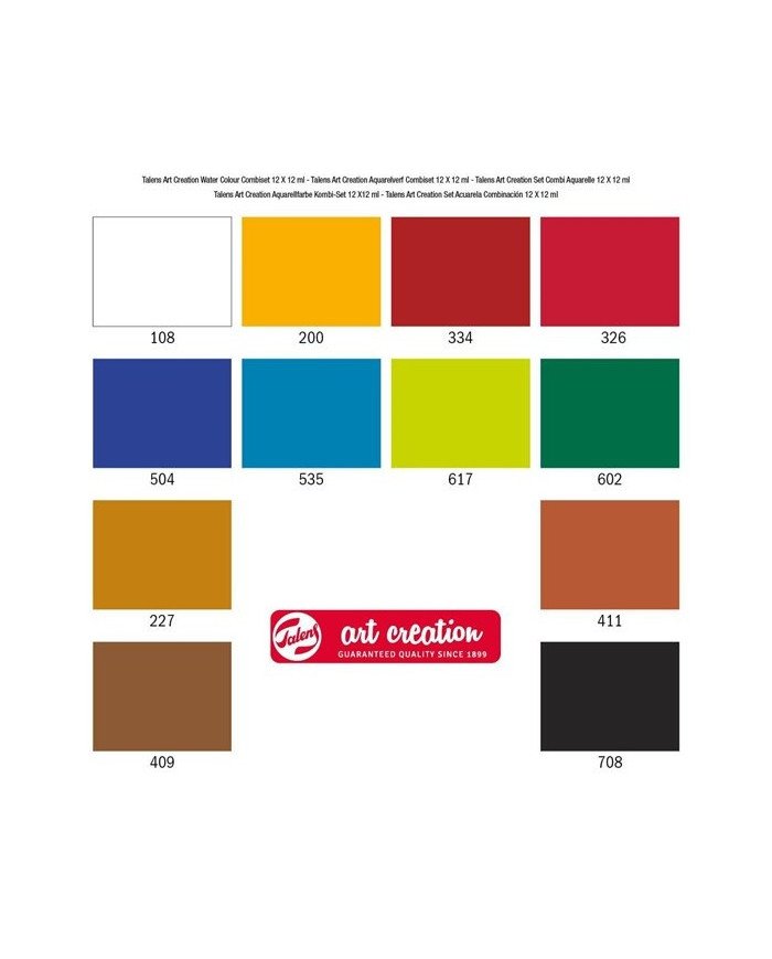 Set Combi Aquarelle - Talens Art Création