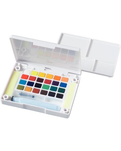 SAKURA KOI Kit De Peinture Aquarelle De Poche - 24 Couleurs