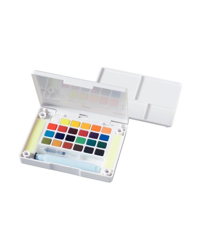SAKURA KOI Kit De Peinture Aquarelle De Poche - 24 Couleurs