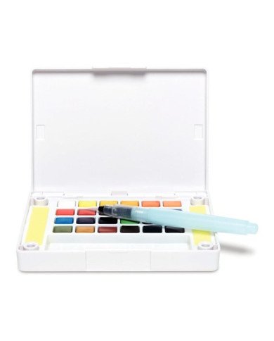 SAKURA KOI Kit De Peinture Aquarelle De Poche - 24 Couleurs