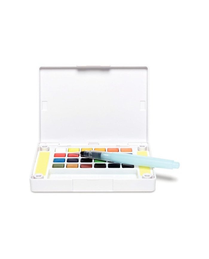 SAKURA KOI Kit De Peinture Aquarelle De Poche - 24 Couleurs