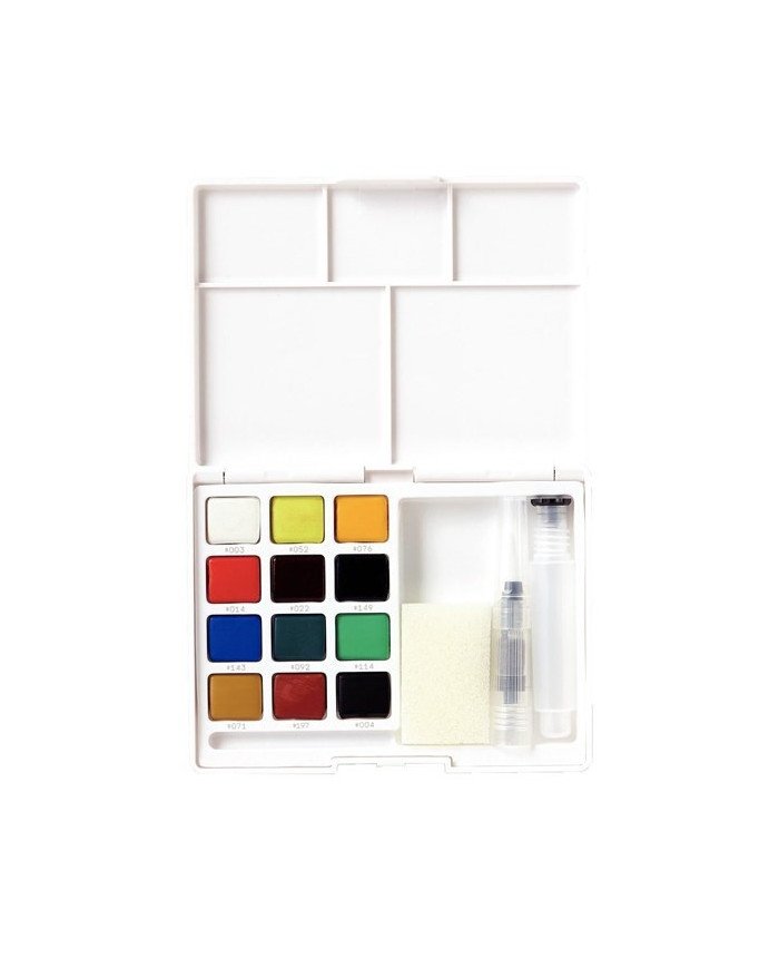 SAKURA KOI Kit De Peinture Aquarelle De Poche -12 Couleurs