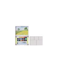 SAKURA KOI Kit De Peinture Aquarelle de Poche - 18 Couleurs