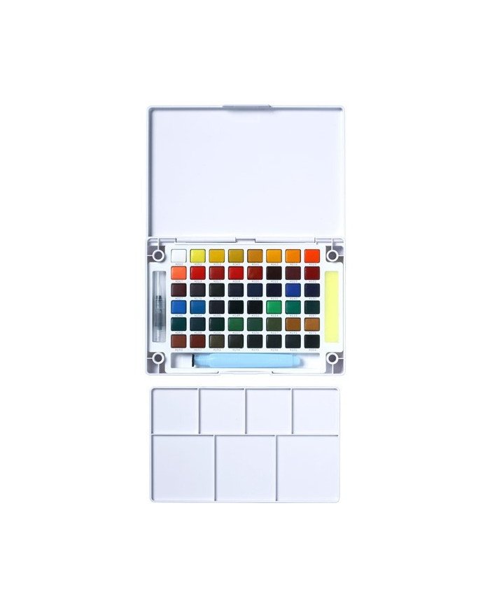 SAKURA KOI Kit De Peinture Aquarelle de Poche - 48 Couleurs