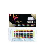SAKURA KOI Boite de Peinture Aquarelle - 72 Couleurs