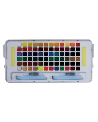 SAKURA KOI Boite de Peinture Aquarelle - 72 Couleurs