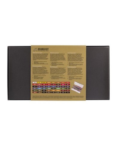 Aquarelle Extra Fine REMBRANDT 48 Couleurs + Pinceau
