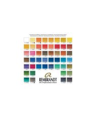 Aquarelle Extra Fine REMBRANDT 48 Couleurs + Pinceau
