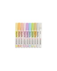 10 Feutres Brushpen Ecoline Pastel - Talens