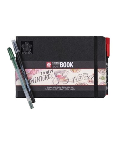 SAKURA Sketch Book 21x14.8CM - 140G - 80 Feuilles