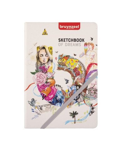 Carnet de Croquis 140 g/m² - 80 Feuilles - 14,8 x 21 cm (A5) Bruynzeel Carnet de Croquis 140 g/m² - 80 Feuilles - 14,8 x 21 cm (A5) Bruynzeel