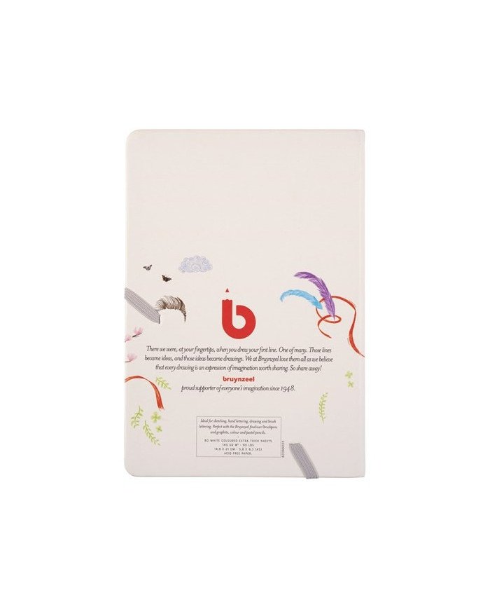 Carnet de Croquis 140 g/m² - 80 Feuilles - 14,8 x 21 cm (A5) Bruynzeel