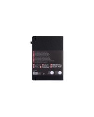 SAKURA Sketch Book A4 - 140g/m² - 80 Feuilles Noires