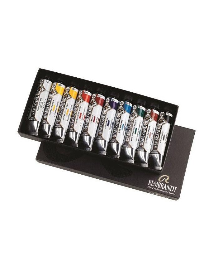 Acrylique Extra Fine Rembrandt 10 Tubes - 40Ml