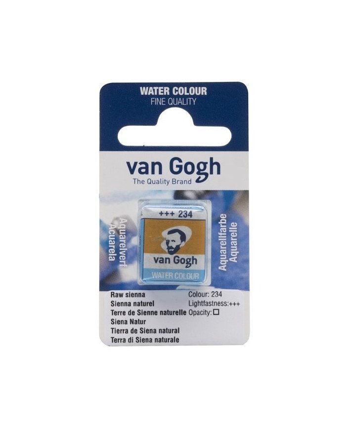 Peinture Aquarelle Fine Demi-Godet - 234 Terre de Sienne Naturelle