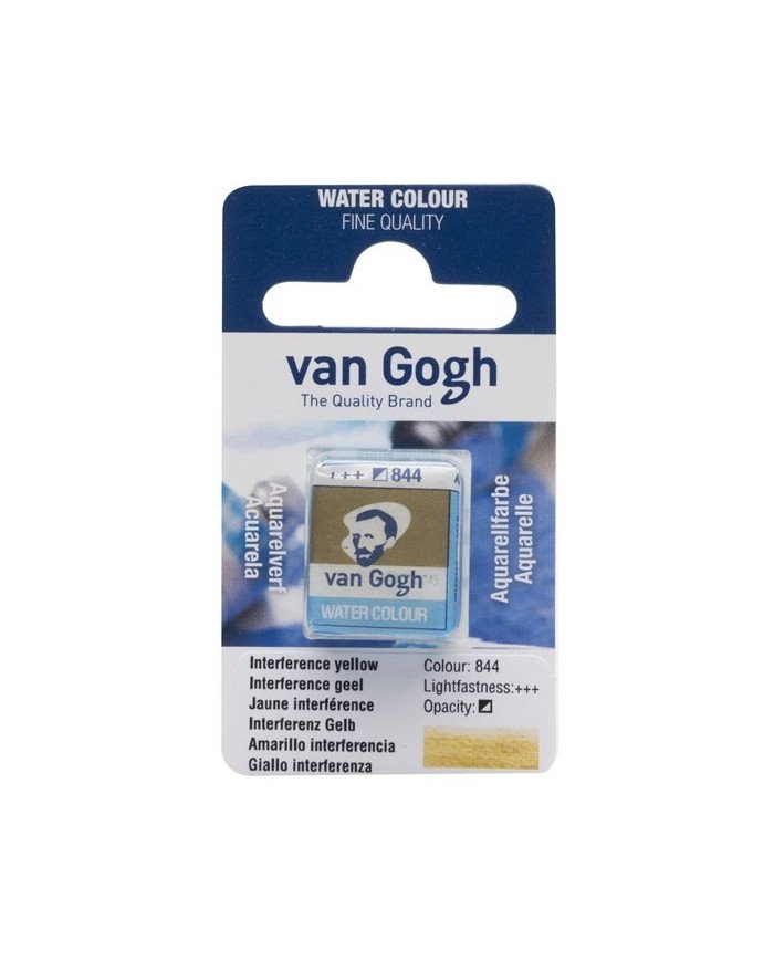 Peinture Aquarelle Fine Demi-Godet - 844 Jaune Interférence