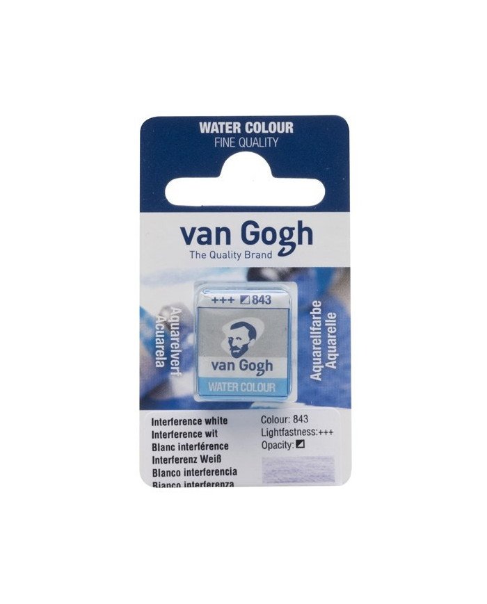 Peinture Aquarelle Fine Demi-Godet - 843 Blanc Interférence