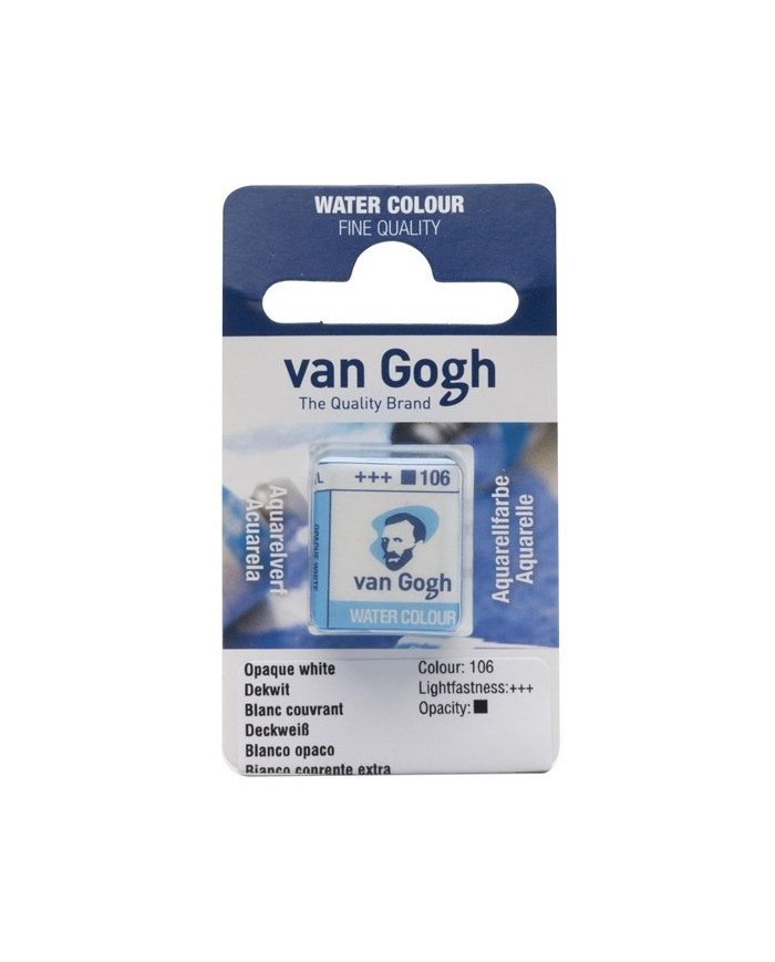 Peinture Aquarelle Fine Demi-Godet - 106 Blanc Couvrant