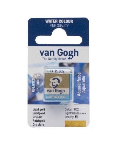 Peinture Aquarelle Fine Demi-Godet - 802 Or Clair