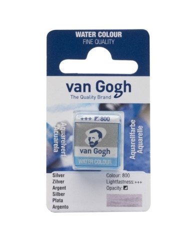 Peinture Aquarelle Fine Demi-Godet - 800 Argent
