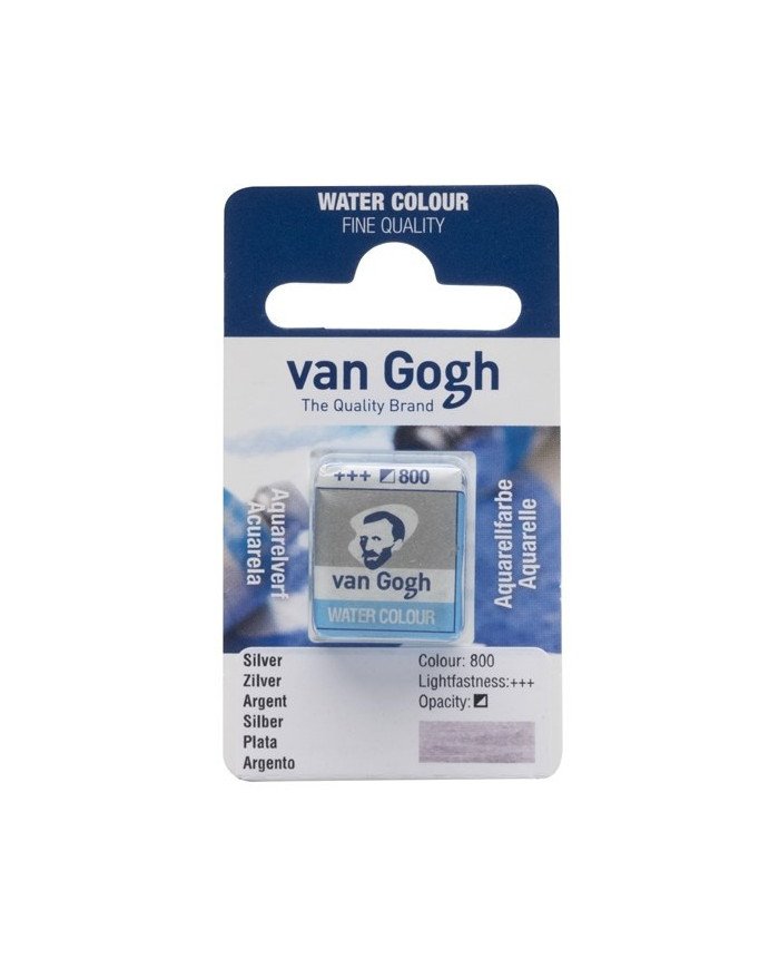 Peinture Aquarelle Fine Demi-Godet - 800 Argent