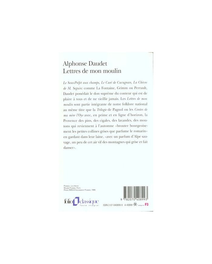 Lettres de mon moulin- Alphonse Daudet