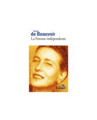 La femme indépendante Simone de Beauvoir