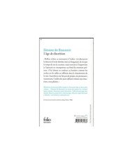 L'âge de discrétion Simone de Beauvoir