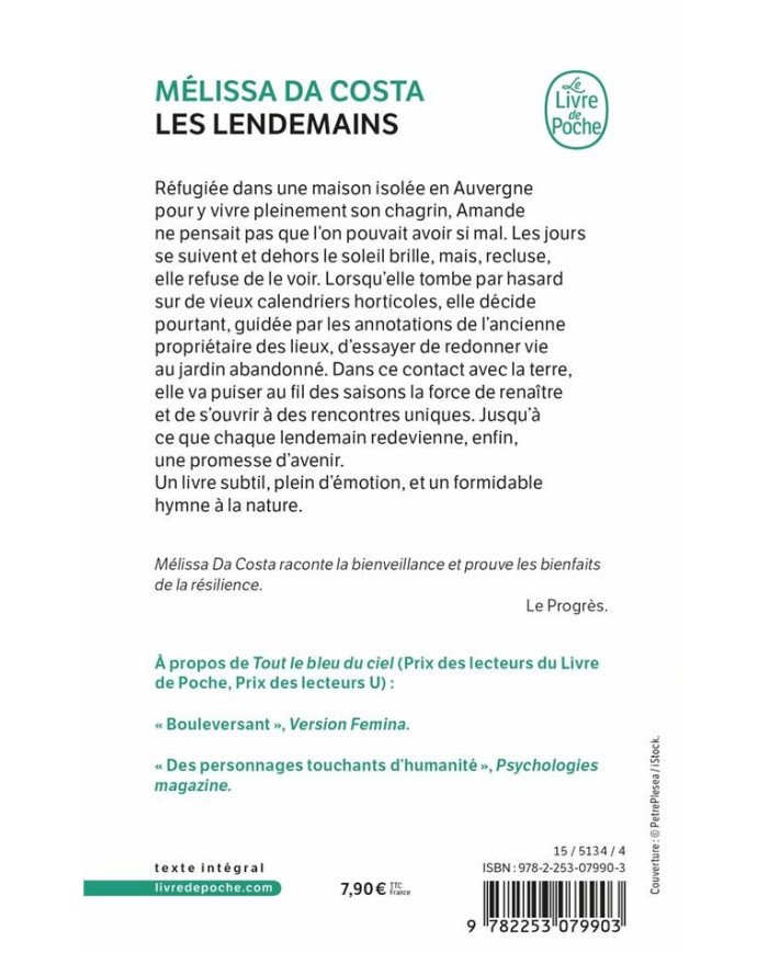 Les lendemains Mélissa Da Costa