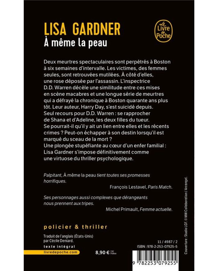 A même la peau Lisa Gardner