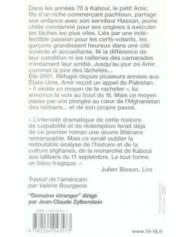 Les cerfs-volants de Kaboul - Khaled Hosseini Les cerfs-volants de Kaboul - Khaled Hosseini