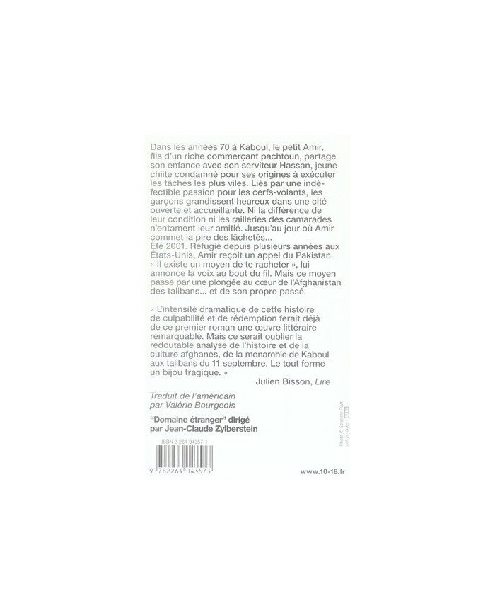 Les cerfs-volants de Kaboul - Khaled Hosseini