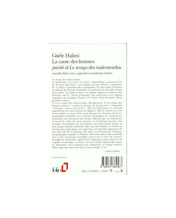 La cause des femmes Gisèle Halimi La cause des femmes Gisèle Halimi