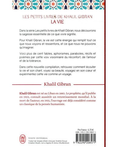 La vie Khalîl Gibrân