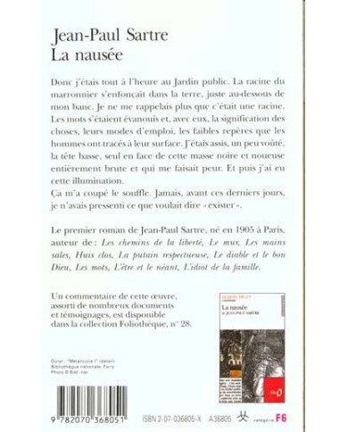 La nausée La nausée