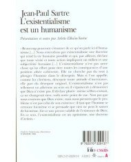 L'existentialisme est un humanisme L'existentialisme est un humanisme