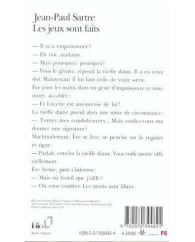 Les jeux sont faits Les jeux sont faits