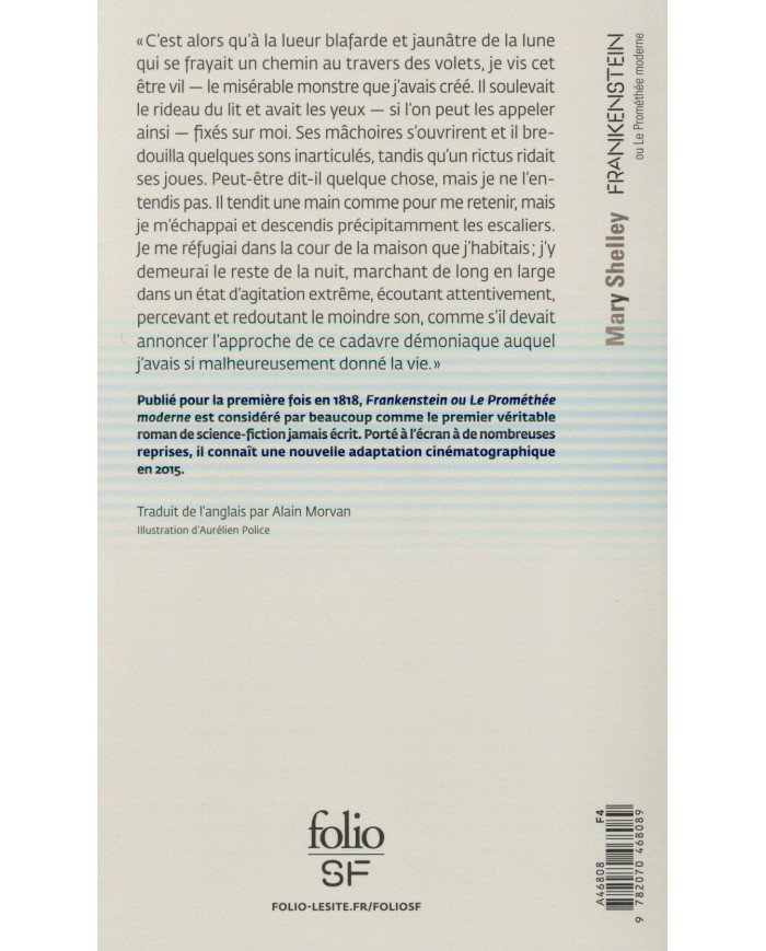 Frankenstein ou le prométhée moderne