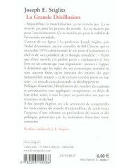 La grande désillusion - Prix Nobel d'Economie