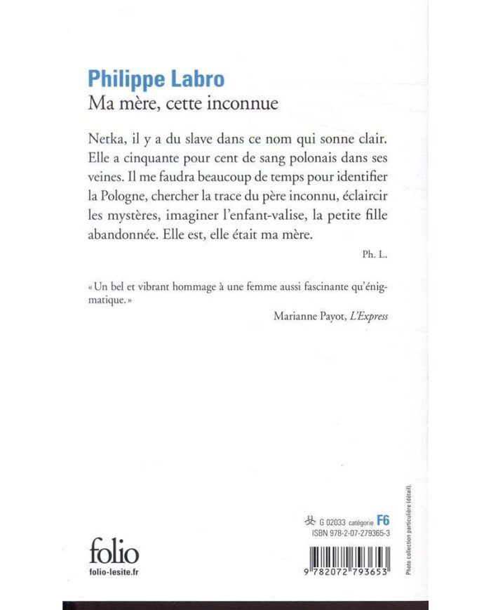 Ma mère, cette inconnue