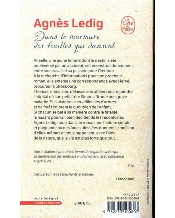 Dans le murmure des feuilles qui dansent