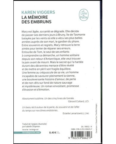 La mémoire des embruns La mémoire des embruns