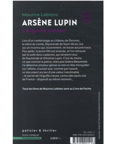 Arsène Lupin - L'aiguille creuse Arsène Lupin - L'aiguille creuse