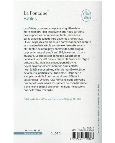 La Fontaine - Fables La Fontaine - Fables