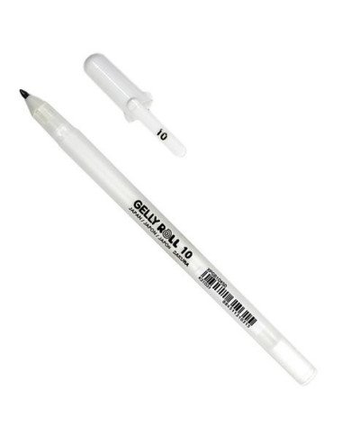 Stylo Gel Gelly Roll Gras Blanc 10mm SAKURA Stylo Gel Gelly Roll Gras Blanc 10mm SAKURA