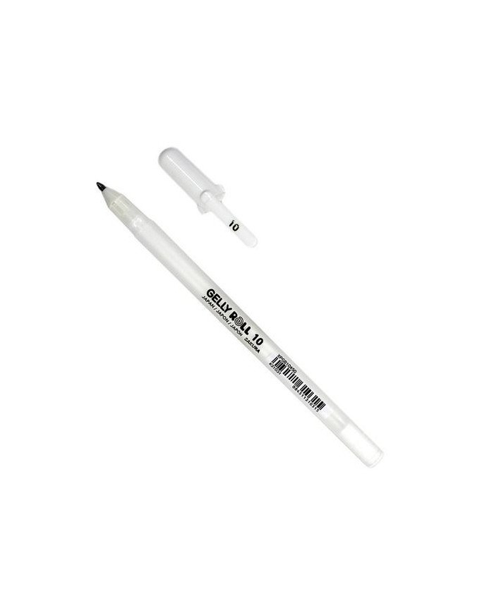 Stylo Gel Gelly Roll Gras Blanc 10mm SAKURA