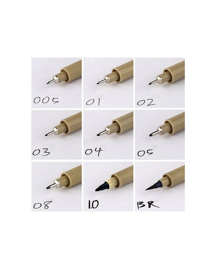 Stylo Pigma Micron 02 Noir 0.30 mm SAKURA